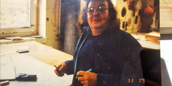 Trevor Lockwood founder of leaded Glass Studios