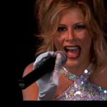 Creator Michelle Spaziano performing In The L Revue, Gibson Showcase Nashville