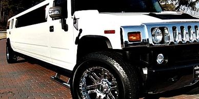 White H2 Hummer Limousine 