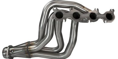 Mustang stainless headers on white background. Shop now. 