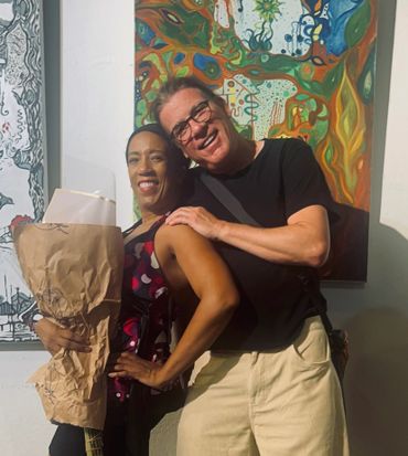 Playwright David McDonald and actor/director Michele Baldwin