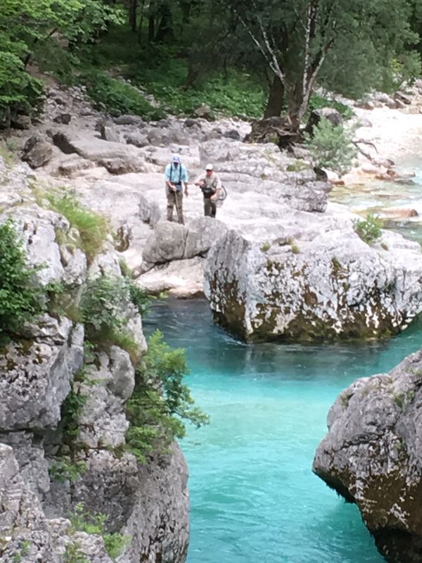 Fly fishing in Slovenia. Water Man Adventures fly fishing guide & outfitter.