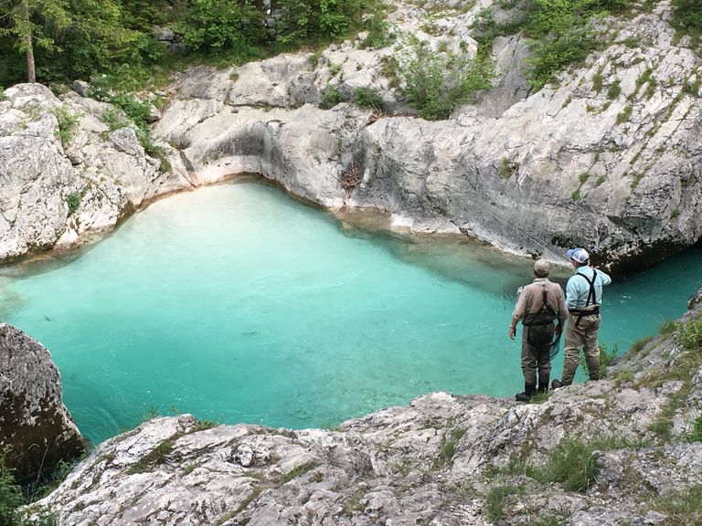 Fly Fishing Soca River Slovenia