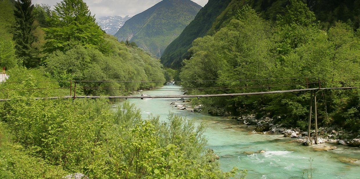 Soca River. Fly fishing destination in Slovenia. Water Man Adventures