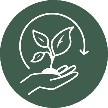 sustainable and scalable supply chain icon