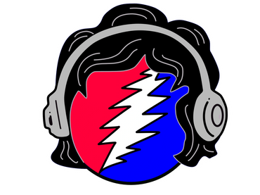 "Johnny Headphones (AKA John Mayer)" mascot sticker & merch, Adobe Illustrator