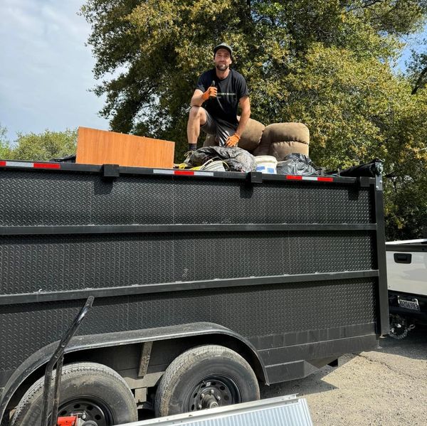 Me doing what I do best — making junk disappear.