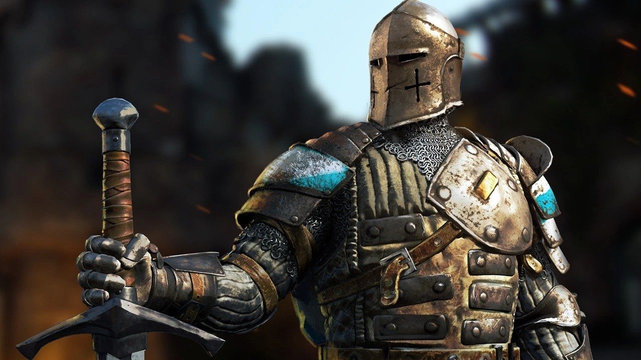 stock image of a knight with a sword and shield