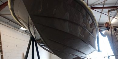 Aquafish 185 hull, quality fibreglass finish, very shiny. GRP. deep vee hull. deep v hull