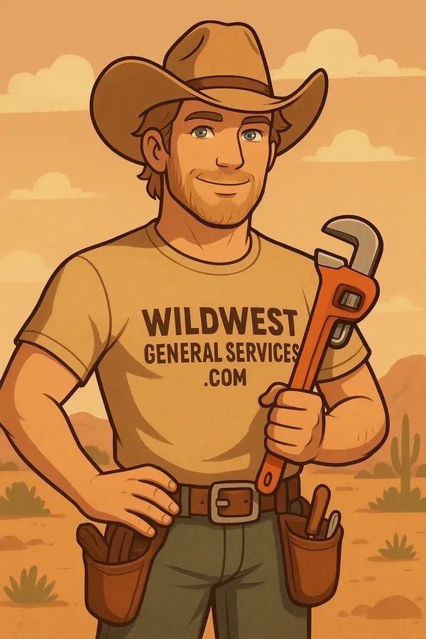 Wild West General Services handyman technician holding a wrench