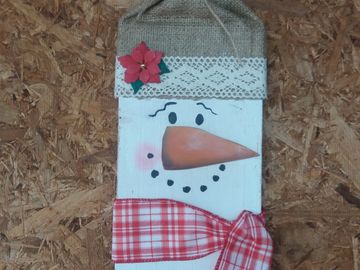 Cuadro Rústico de madera. Alt. aprox 40 cm