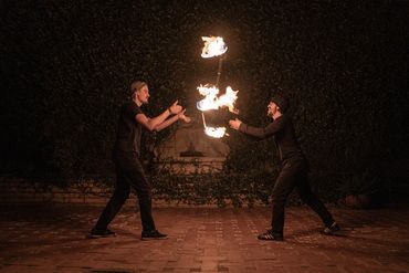 contact staff, fire spinners. fire performance