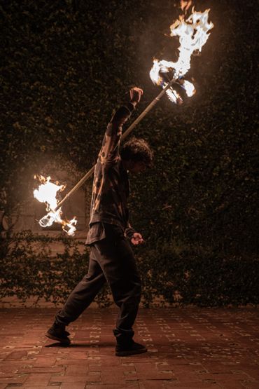 dragon staff spinning. long beach. yoga studio