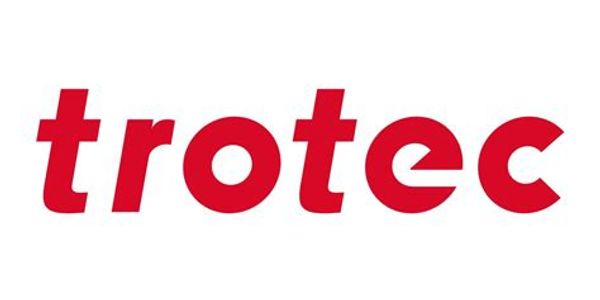 Red Trotec logo on white background.