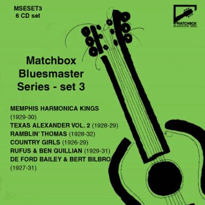 Cover of Set 3 in Matchbox Bluesmaster Series 6CD set