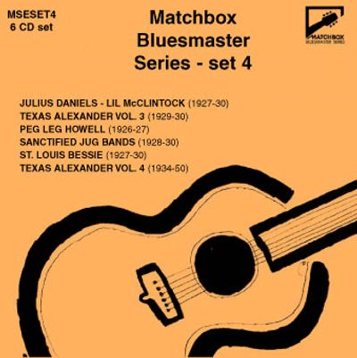 Cover of Set 4 in Matchbox Bluesmaster Series 6CD set
