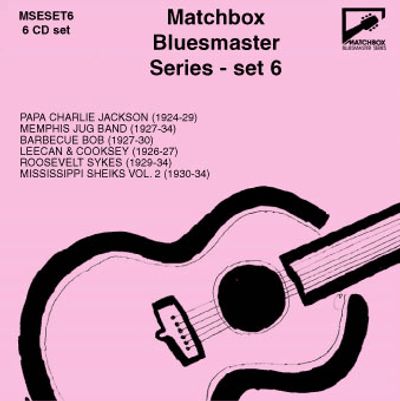 Cover of Set 6 in Matchbox Bluesmaster Series 6CD set