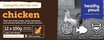 Poulet pour chat healthy paw chicken for cat