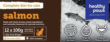 Saumon pour chat salmon for cat healthy paw