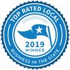 top rated local 2019 winner badge