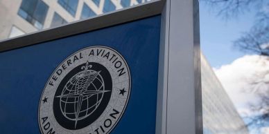Federal Aviation Administration (FAA) sign outdoors.