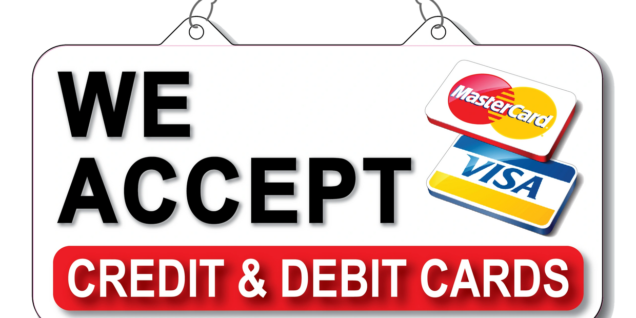 we now accept credit and debit cards at High-Tech Jamaica Srv Limited.