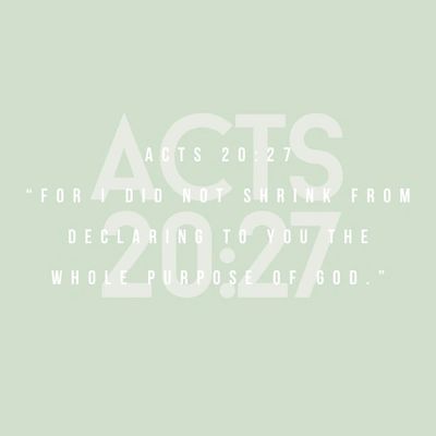 Don't hold back from giving the cure for the soul.