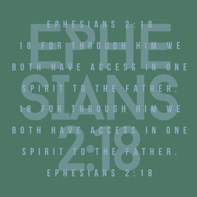 All Access to the Father made possible through the Cross of Christ!