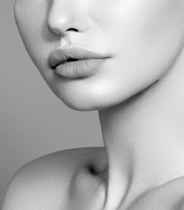 Woman with fair even skin