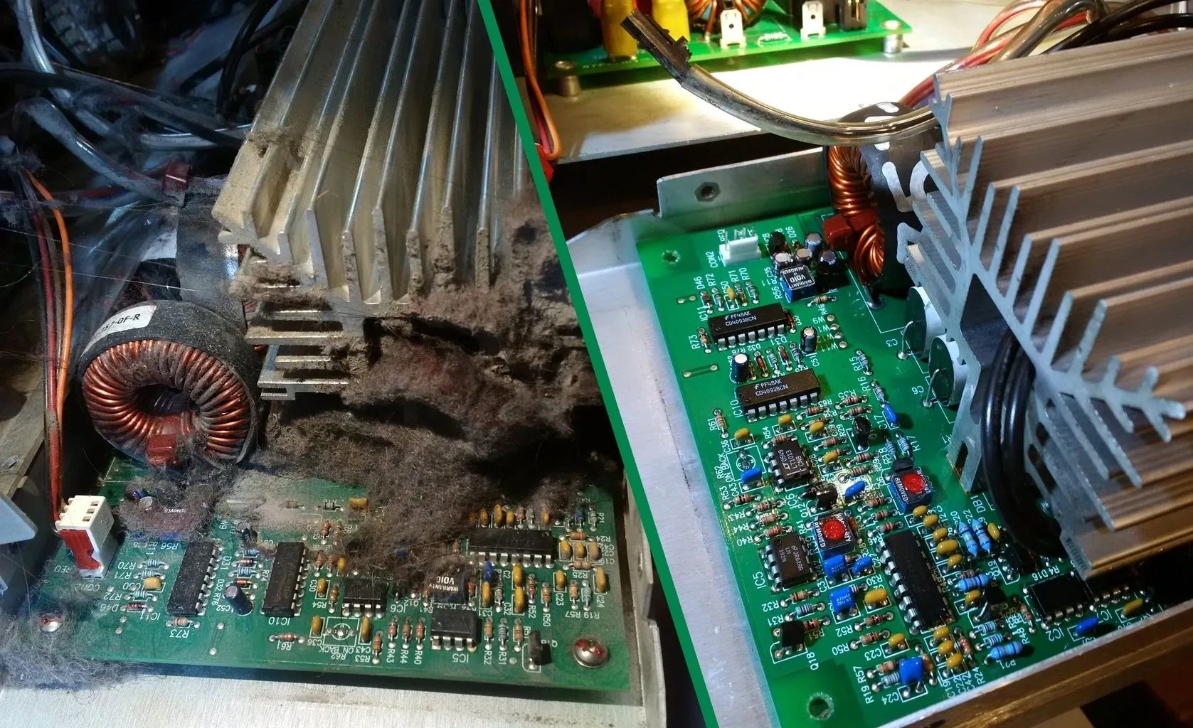 Befo/After repair