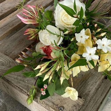 Roses and Honeysuckle