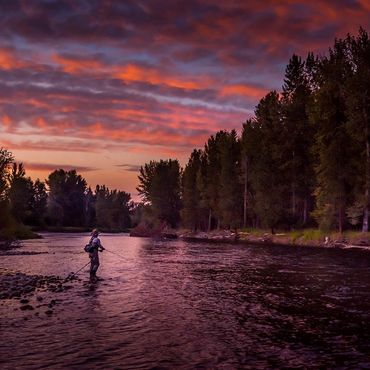 Fly Fishing at Holter Lake - Montana