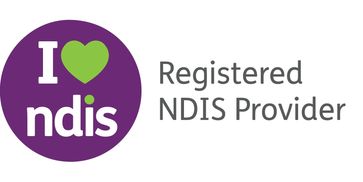 Logo indicating a registered NDIS provider.