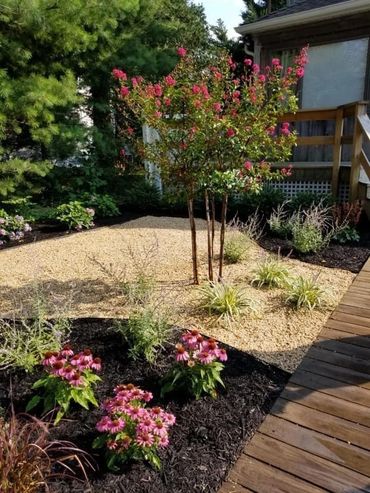 Pebbles Stones Landscaping, Beach House Customer, Northport, NY