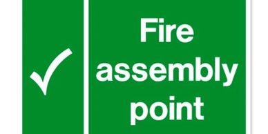 Fire Assembly point sign