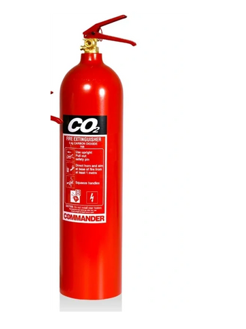 commander renovated 5 kg co2 extinguisher