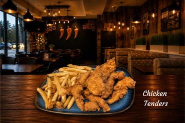 Our best Western Canadian chicken tenders. You can add any of 5 different salsas.