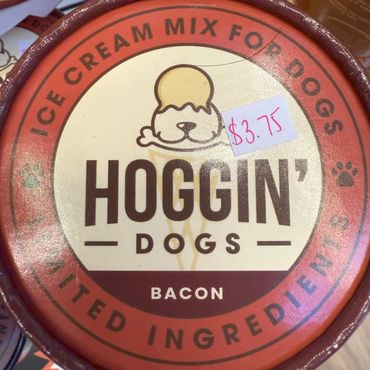 Hoggin Dogs Ice Cream - $3.75 Bacon Flavor