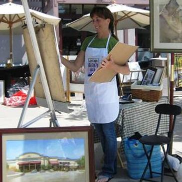 Jeannette Fromm plein air painting