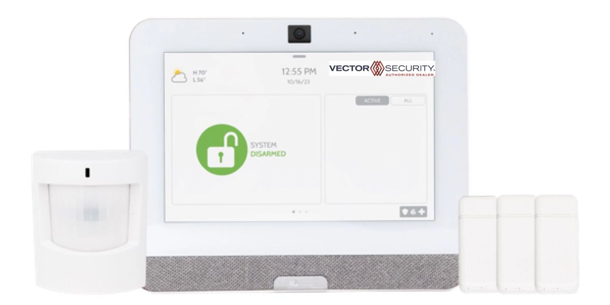 Qolsys IQ4, GOL Security/ Vector Security interactive security system.