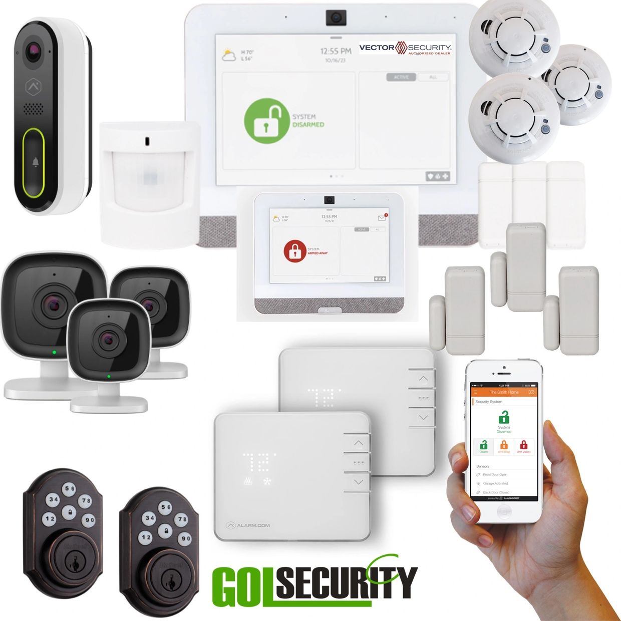 Vector Security Systems GOL Security Customize security packages