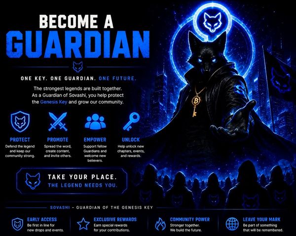 Become a Guardian: protect, promote, empower, and unlock with the Genesis Key.