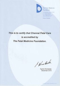 Accredited by Fetal Medicine Foundation
