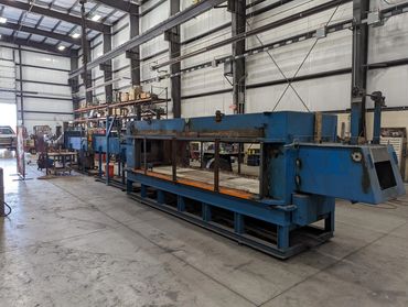 A complete overhaul of a 14" Mesh Belt Brazing Furnace