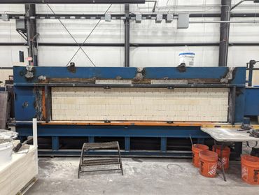 A complete overhaul of a 14" Mesh Belt Brazing Furnace