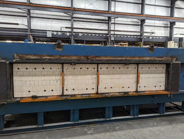 A complete overhaul of a 14" Mesh Belt Brazing Furnace