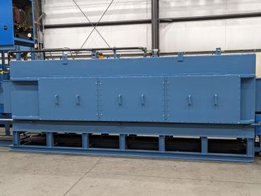 A complete overhaul of a 14" Mesh Belt Brazing Furnace