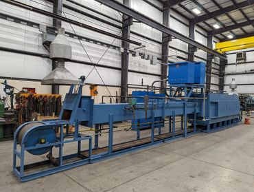 A complete overhaul of a 14" Mesh Belt Brazing Furnace