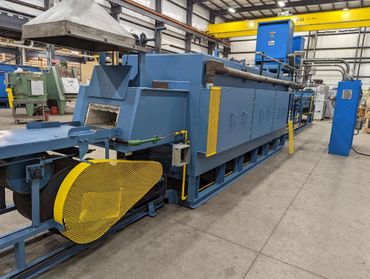 A complete overhaul of a 14" Mesh Belt Brazing Furnace