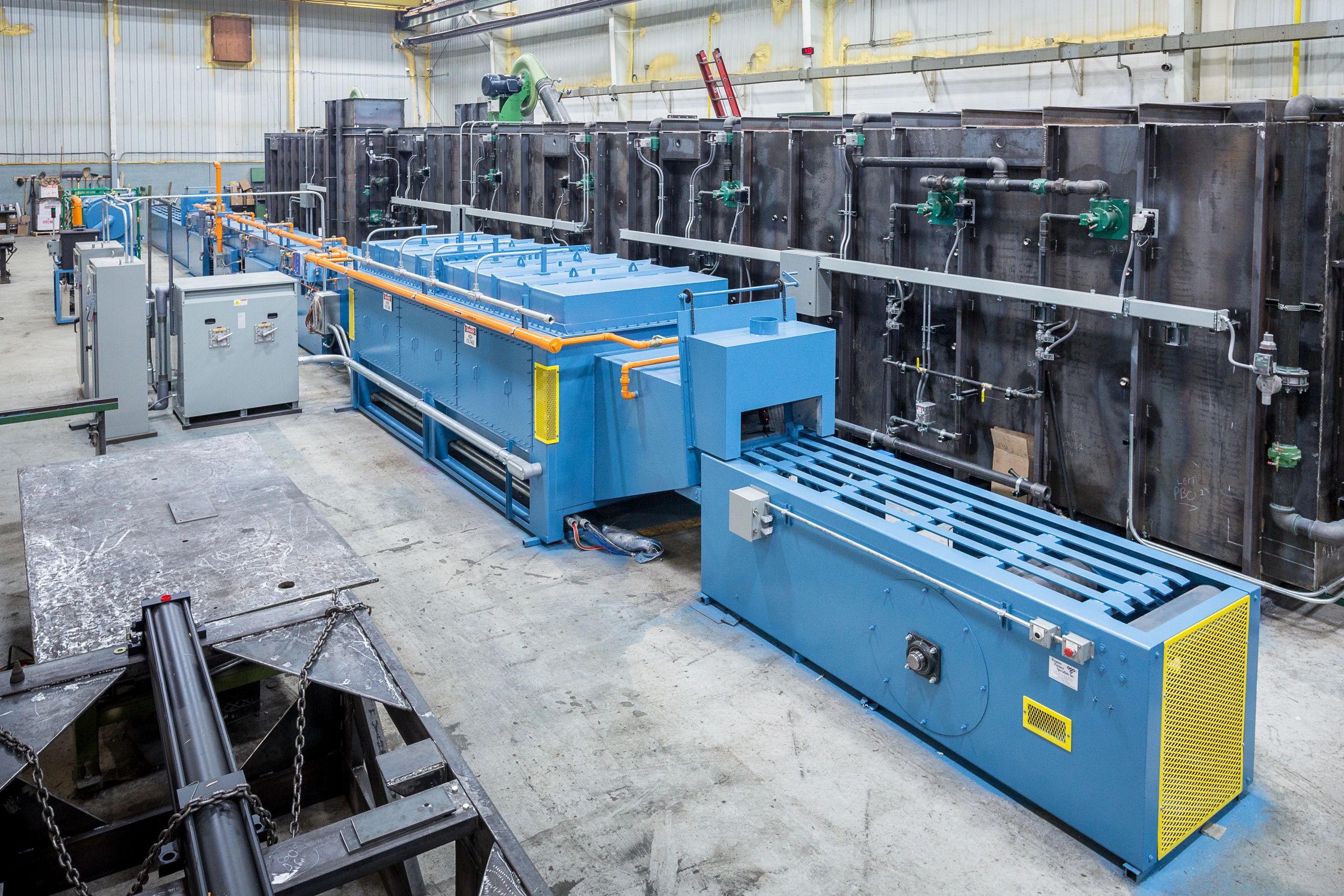 Mesh Belt Brazing Furnace Line with 8,000 CFH Exothermic  Generator